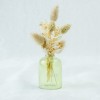 Petit vase en verre - vert soie