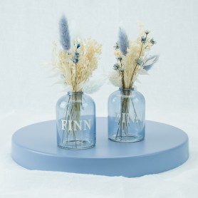 Petit vase en verre - bleu