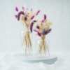 Set de 2 vases en verre - transparent