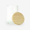 pot cylindre avec bouchon en bois