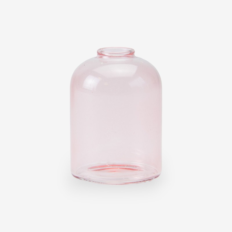 Petit vase en verre - blush