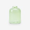 Petit vase en verre - vert soie