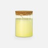 Cylinder pot met kaars en kurkstop