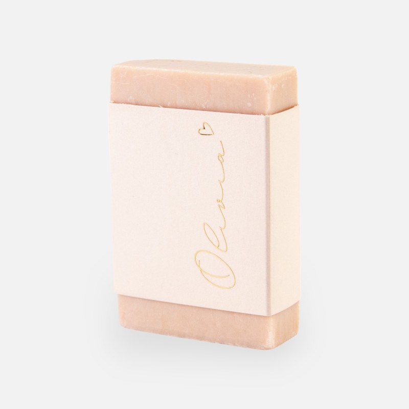 Emballage de savon pré-plié - blush