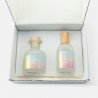 boîte cadeau de luxe personnalisée avec diffuseur de parfum 100ml et spray d'ambiance 100ml - omdat je het verdient
