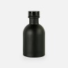 Petite bouteille de luxe noir bouchon noir - 50 ml