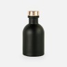 Luxe flesje zwart met rosé dop - 50 ml
