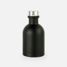 Petite bouteille de luxe noir bouchon argenté - 50 ml
