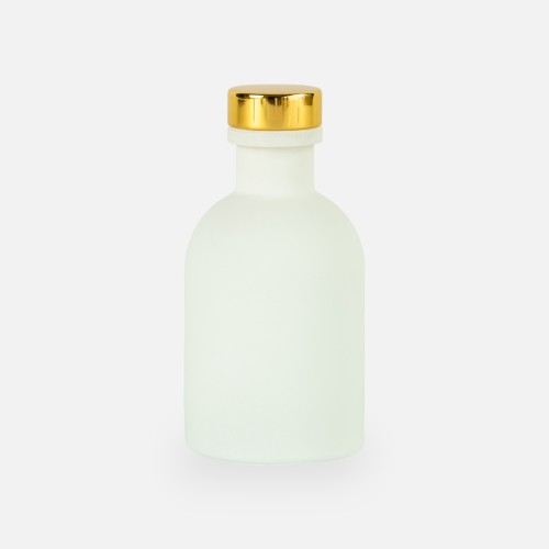 Luxe flesje wit met gouden...