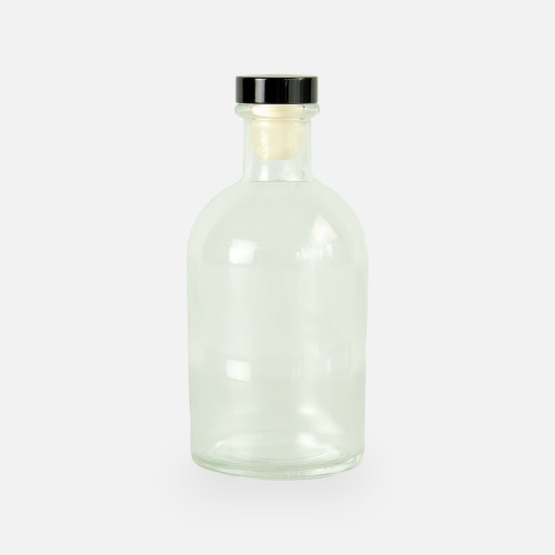 Luxe fles transparant met...
