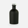 Bouteille de luxe noir bouchon argenté - 250 ml