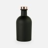 Bouteille de luxe noir bouchon rose gold - 250 ml