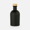 Bouteille de luxe noir bouchon en bois - 250 ml