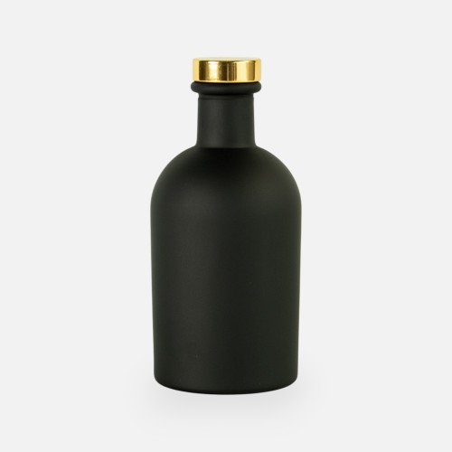 Luxe fles zwart met gouden...