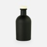 Bouteille de luxe noir bouchon naturel - 250 ml