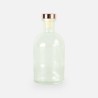 Bouteille de luxe transparant bouchon rose gold - 250 ml