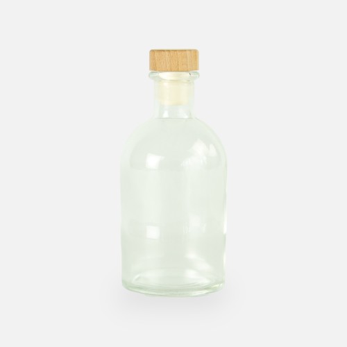 Luxe fles transparant met...