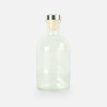 Bouteille de luxe transparant bouchon argenté - 250 ml