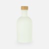 Bouteille de luxe blanc bouchon en bois - 250 ml