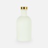 Bouteille de luxe blanc bouchon doré - 250 ml
