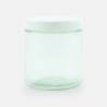 copy of Pot cylindre transparant couvercle blanc - 740ml