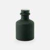 Geurflesje 50ml met zwarte dop - frosted zwart