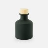 Geurflesje 50ml met houten dop - frosted zwart