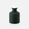 Geurflesje 50ml met zilveren dop - frosted zwart
