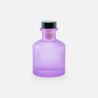 Geurflesje 50ml met zwarte dop - frosted lila