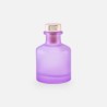 Geurflesje 50ml met rose gold dop - frosted lila