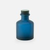 Geurflesje 50ml met zwarte dop - frosted marineblauw