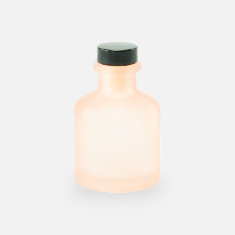 Geurflesje 50ml met zwarte dop - frosted blush