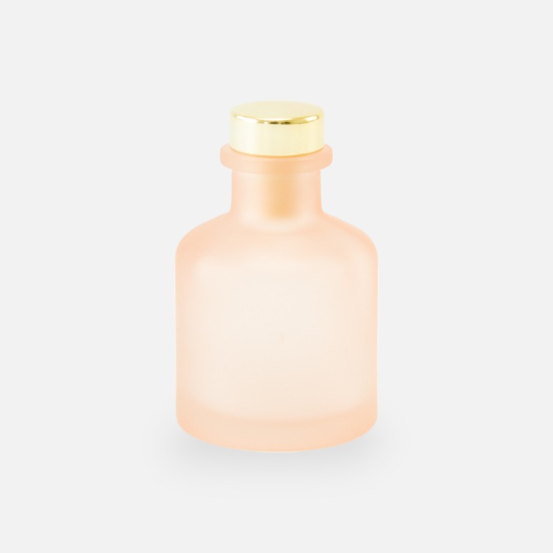 diffuseur de parfum 50ml avec bouchon en or – blush effet givré