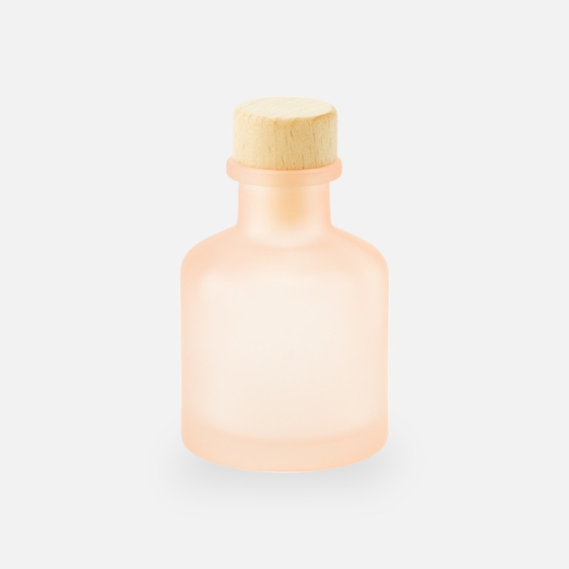 Geurflesje 50ml met houten dop - frosted blush