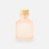 Geurflesje 50ml met houten schroefdop - frosted blush
