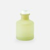 diffuseur de parfum 50ml avec bouchon en argent – vert soie effet givré
