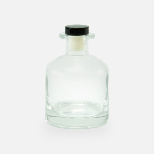 Geurfles 250ml met zwarte...