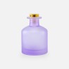 Geurfles 250ml met gouden schroefdop - frosted lila