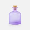 Geurfles 250ml met houten dop - frosted lila