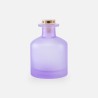Geurfles 250ml met rose gold dop - frosted lila