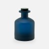 Geurfles 250ml met zwarte dop - frosted marineblauw