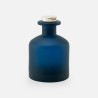 Geurfles 250ml met rose gold dop - frosted marineblauw