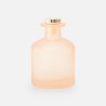 Geurfles 250ml met rose gold schroefdop - frosted blush