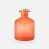 Geurfles 250ml met rose gold dop - frosted terracotta