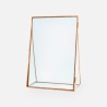 Cadre photo en verre - rose gold