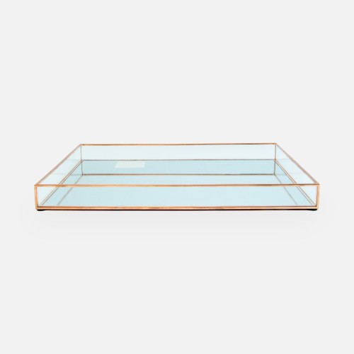 Plateau rectangle en verre...