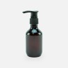 zeepdispenser bruin met zwart pompje - 100 ml
