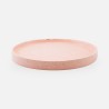 Terrazzo plateau rond - blush