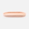 Terrazzo dienblad ovaal large - blush