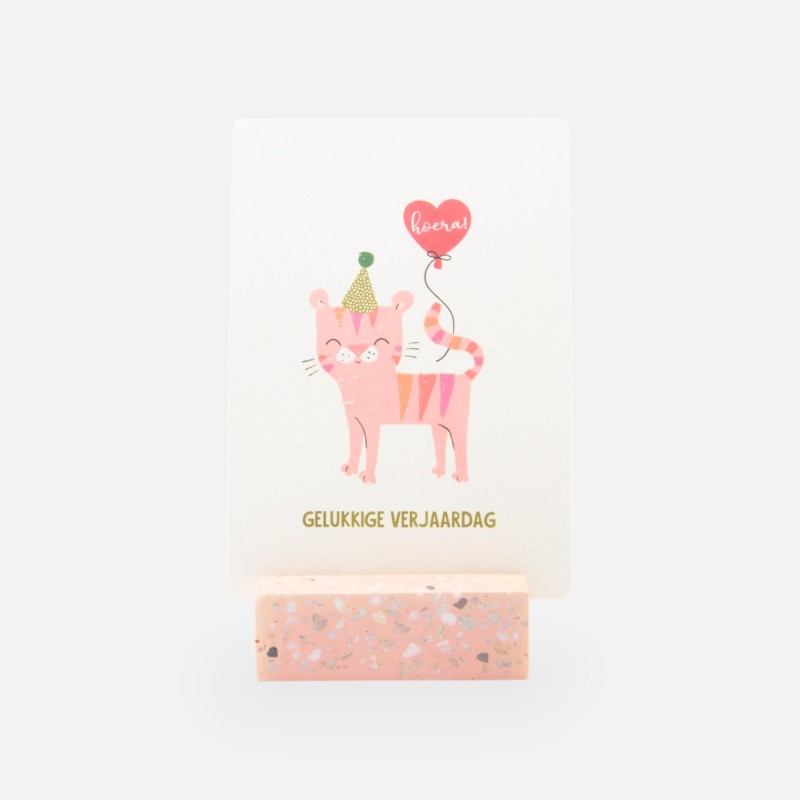 Terrazzo fotohouder - blush